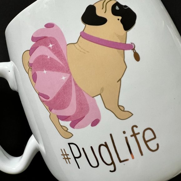 10 STRAWBERRY STREET "Ballerina Tutu" Large Pug Mug - Picture 6 of 6